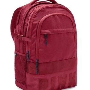 PINK by VS Collegiate Backpack in Burgundy